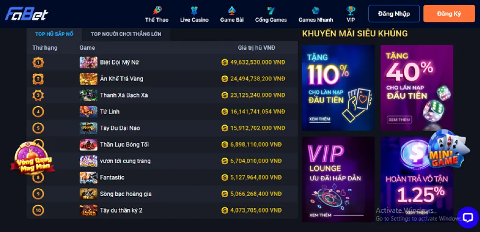 Ưu đãi VIP độc quyền 79king2